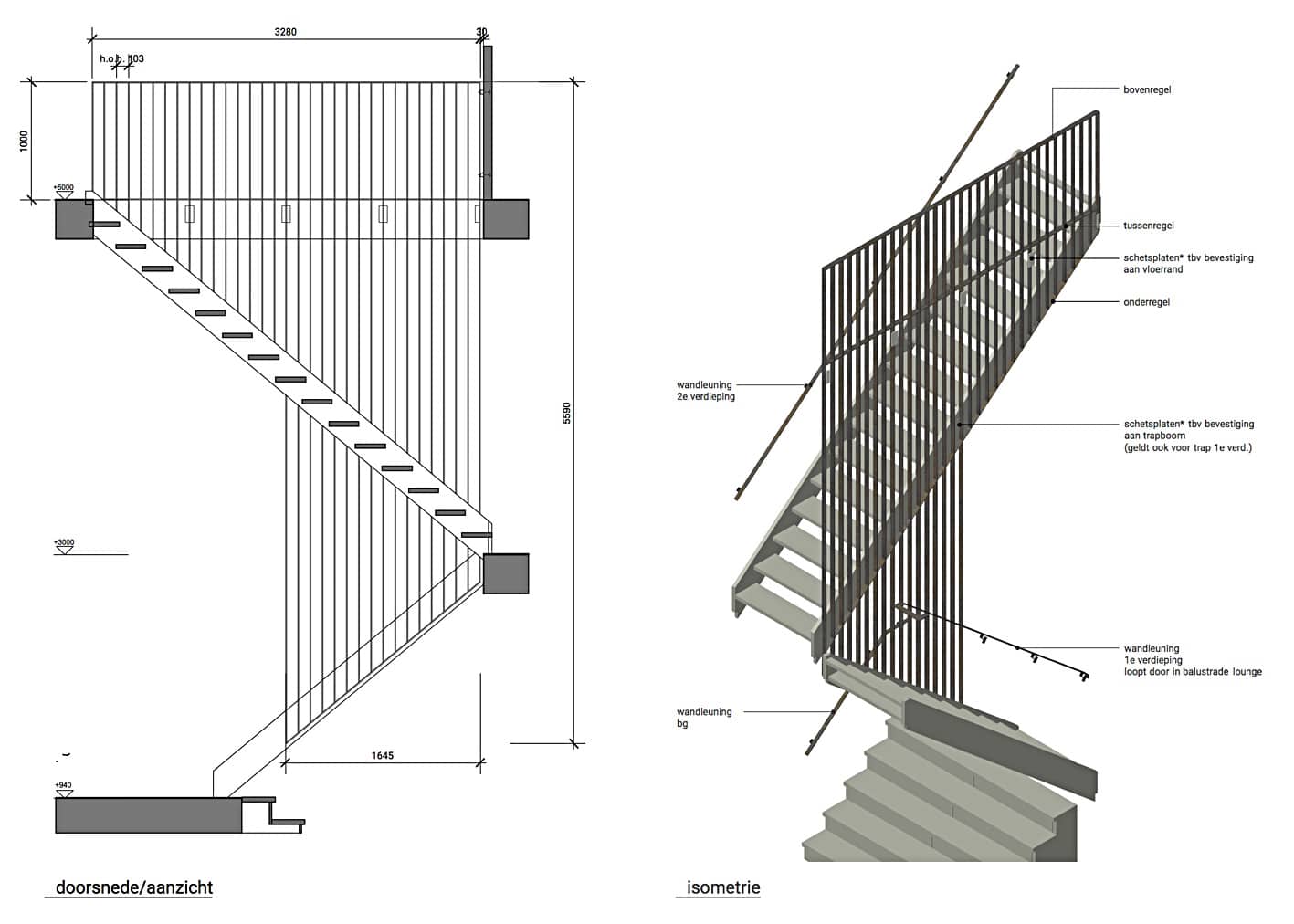 Split level interieur