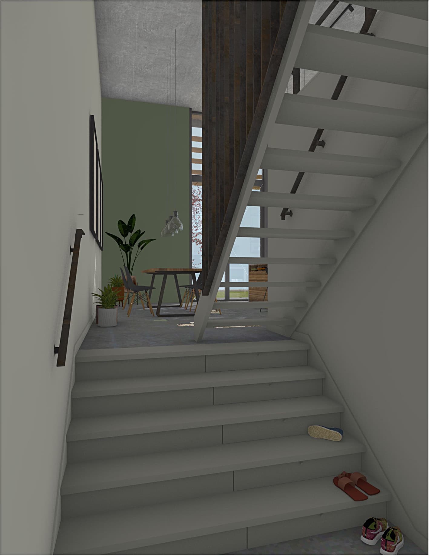 Split level interieur